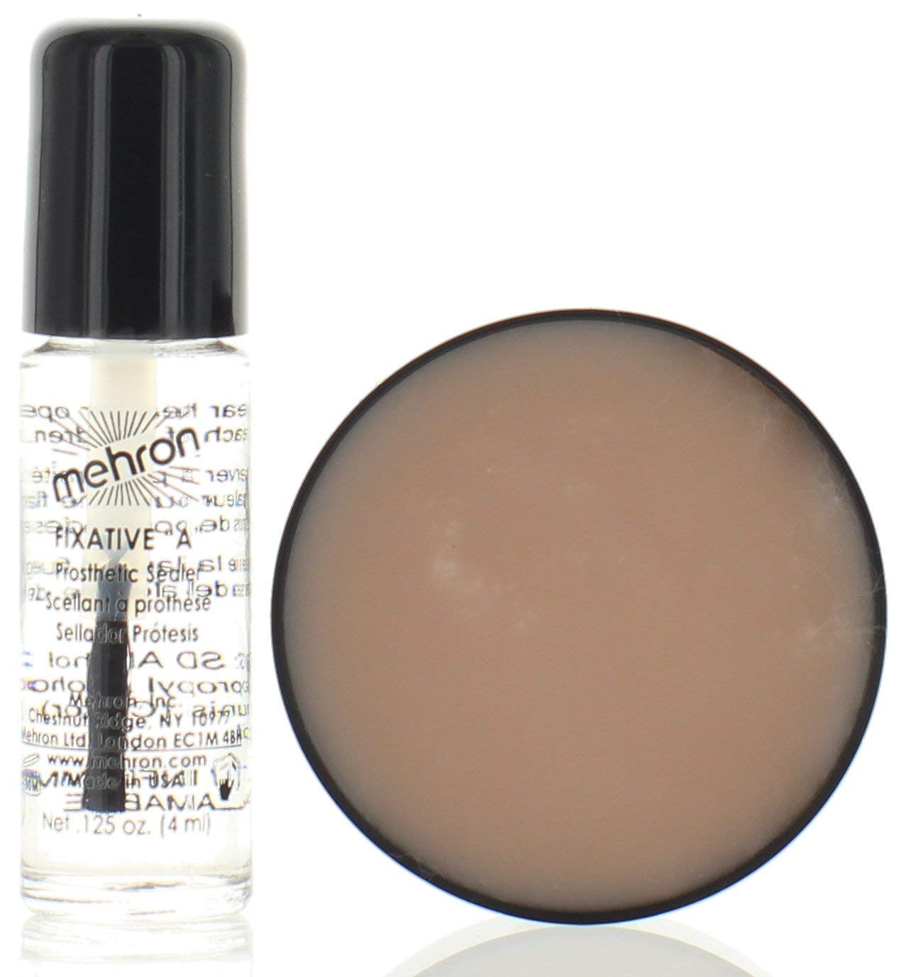 Mehron Makeup Extra Flesh with Fixative A for Special Effects | Halloween | Movies - .3oz Carded Beauty & Personal Care Mehron