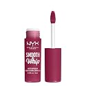 NYX PROFESSIONAL MAKEUP Smooth Whip Matte Lip Cream, Long Lasting, Moisturizing, Vegan Liquid Lipstick - Fuzzy Slippers (Warm Plum) Beauty & Personal Care NYX PROFESSIONAL MAKEUP