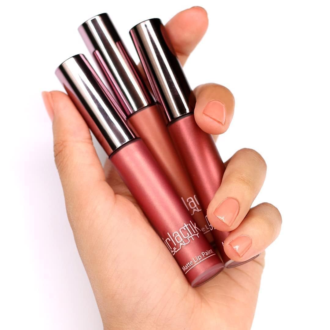 Girlactik Long Lasting Matte Lip Paint Liquid Lipstick in Allure- Long wearing, Smooth Application, Pigmented, Non-Crack Formula, Lightweight, 7.5 ml Beauty & Personal Care Girlactik
