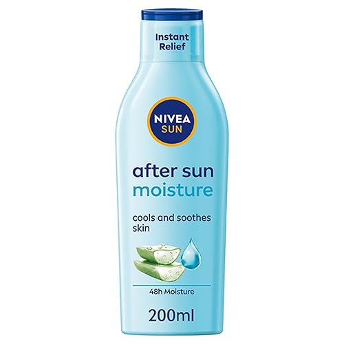 Nivea Sun Moisturising After Sun Lotion With Aloe Vera Silky Skin Feeling 200ml Beauty & Personal Care Nivea Sun