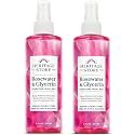 HERITAGE STORE Rosewater & Glycerin 2-pack - Hydrating Facial Mist - Dry Combination Skin Care - Rose Water Spray with Vegetable Glycerine - Made Beauty & Personal Care HERITAGE STORE