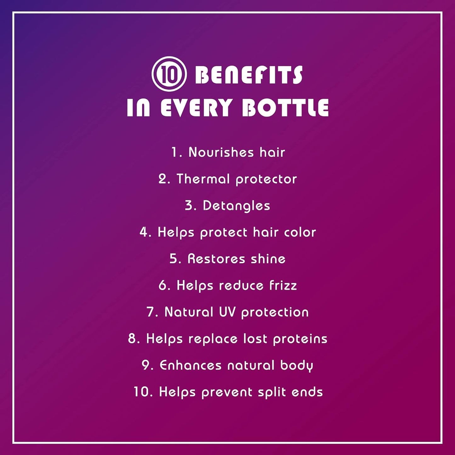 It's a 10 Haircare Miracle Leave-In product, 10 fl. oz. Beauty & Personal Care It's a 10 Haircare