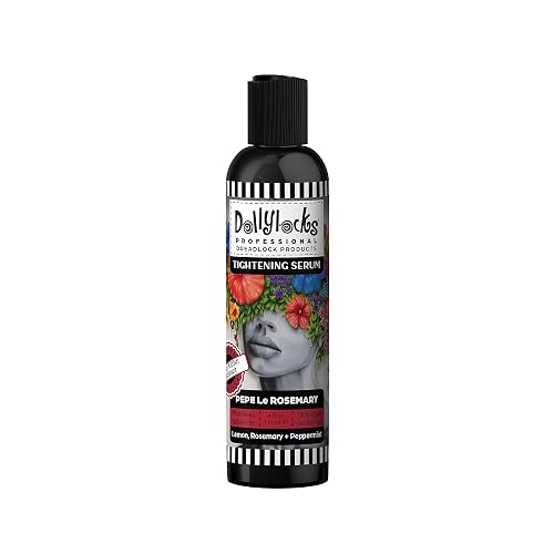 Dollylocks Texture Serum | No Flake Frizz-free Styling | Plant-Based Residue-Free Vegan | Locs, Curls, Braids, Dreadlocks | Rosemary Peppermint Lemon Beauty & Personal Care Dollylocks