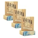 Varina Natural Clean Cotton Bar Soap - Gentle Cleansing for Sensitive Skin, Fresh - 3 Pack Beauty & Personal Care Varina