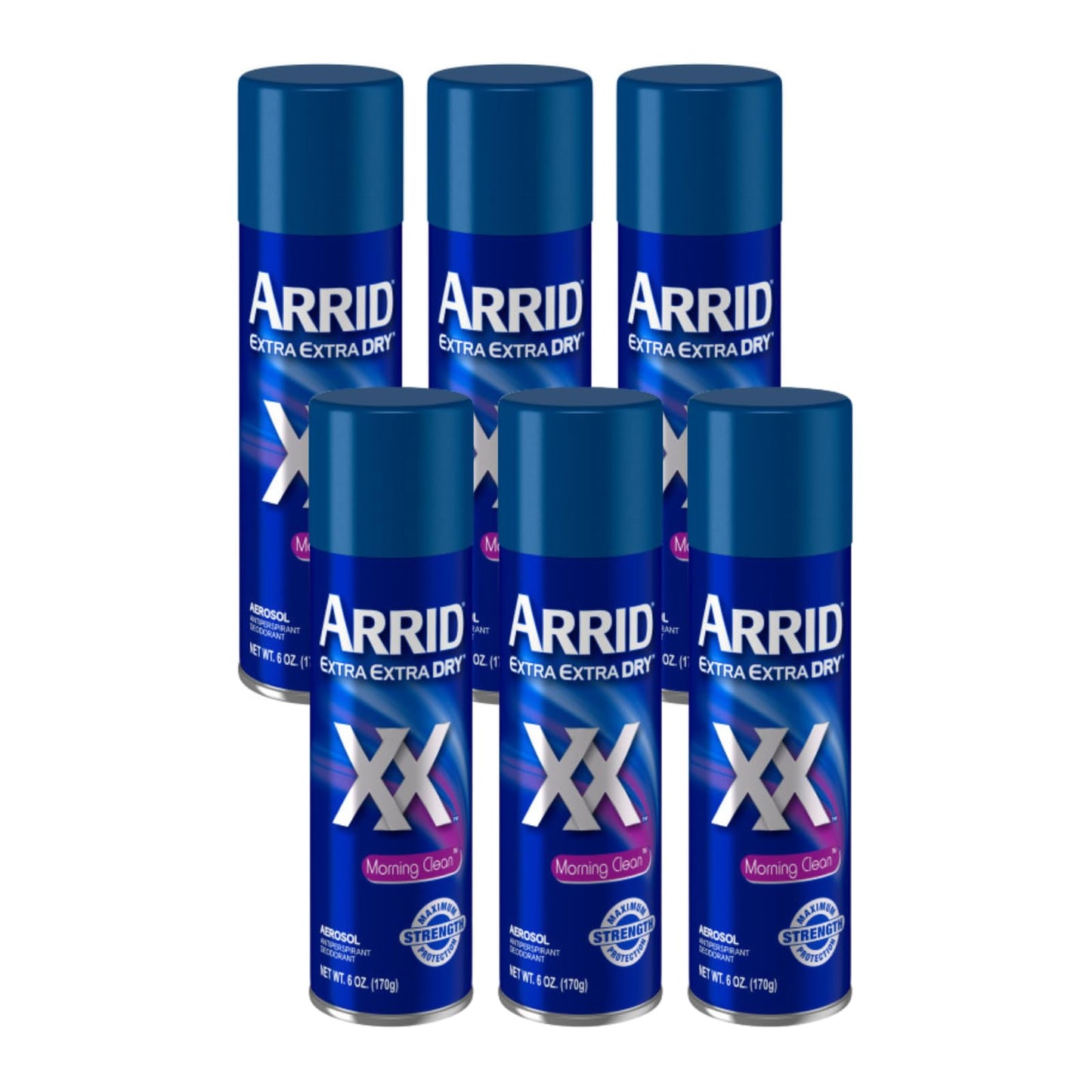 Arrid Deodorant 6 Ounce Aerosol XX Morning Clean (Pack of 6) Beauty and Personal Care Arrid