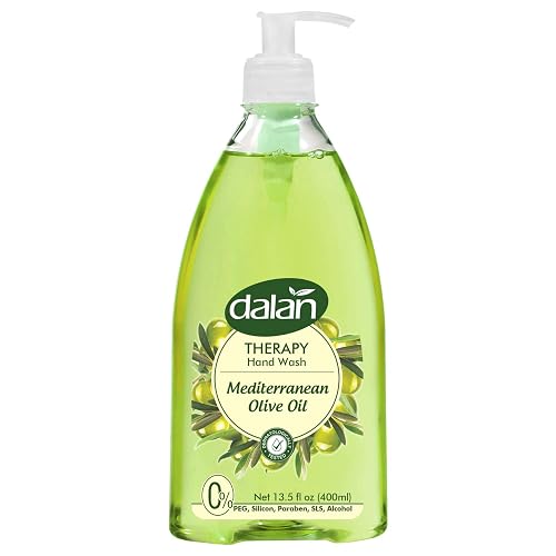 Dalan Therapy Mediterranean Olive Oil Ultra Moisturizing Liquid Hand Soap for Normal and Dry Hands Fresh Clean and Soft Feeling (13.5 Fl Oz / 400 mL Beauty & Personal Care Dalan