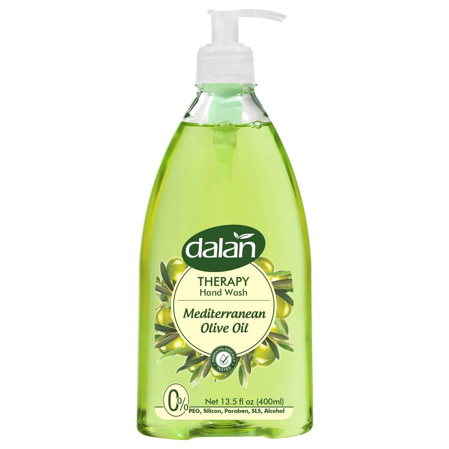 Dalan Therapy Mediterranean Olive Oil Ultra Moisturizing Liquid Hand Soap for Normal and Dry Hands Fresh Clean and Soft Feeling (13.5 Fl Oz / 400 mL Beauty & Personal Care Dalan