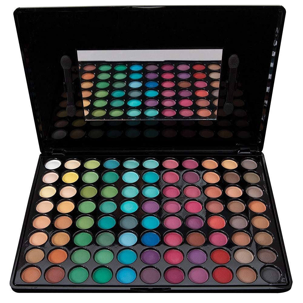 Bebeautiful Professional Makeup Eyeshadow with Applicator, 88 Color, Matte