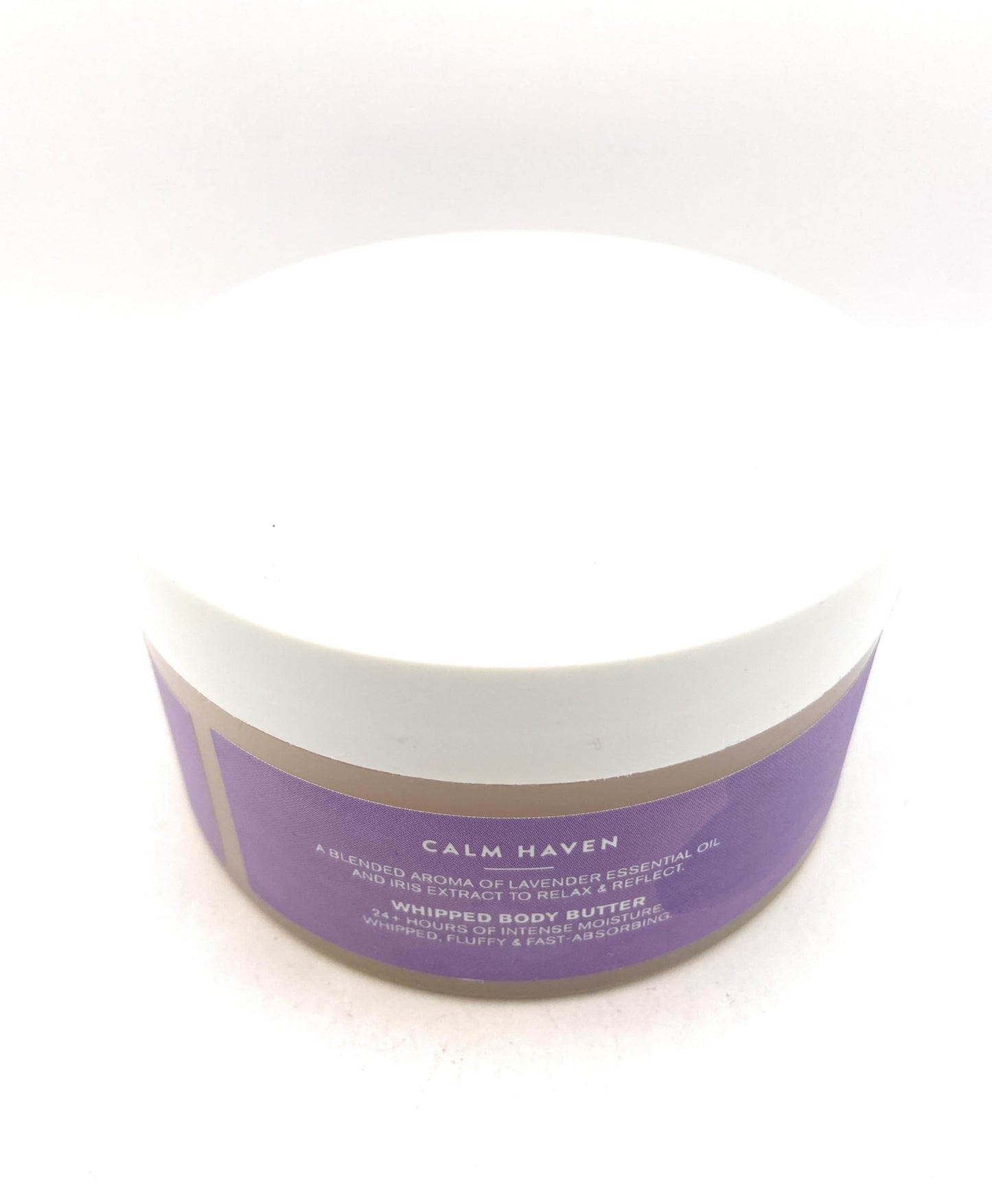 Bath and Body Works Calm Haven Lavender & Iris Whipped Body Butter Made With Shea Butter, Coca Butter & Coconut Oil - 6.5 oz / 185 g Beauty & Personal Care Bath & Body Works
