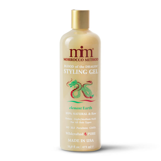 Morrocco Method Int'l Blood of the Dragon Styling Gel. 100% Natural & Raw. Unisex. Light/Medium Hold for All Hair Types. No SLS, Parabens or GMO's. 16 Beauty & Personal Care Morrocco Method Int'l