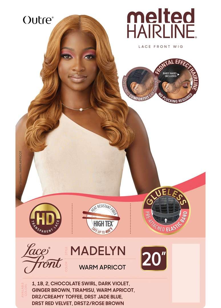 Outre Lace Front Wig - Melted Hairline - Madelyn (DARK VIOLET)