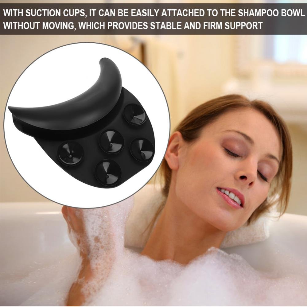 Soft Silicone Shampoo Bowl Neck Rest,Neck Rest For Sink Hair Washing,Silicone Shampoo Neck Head Rest Cushion, Soft Hairdressing Backwash Bowl Hair Beauty and Personal Care Semme