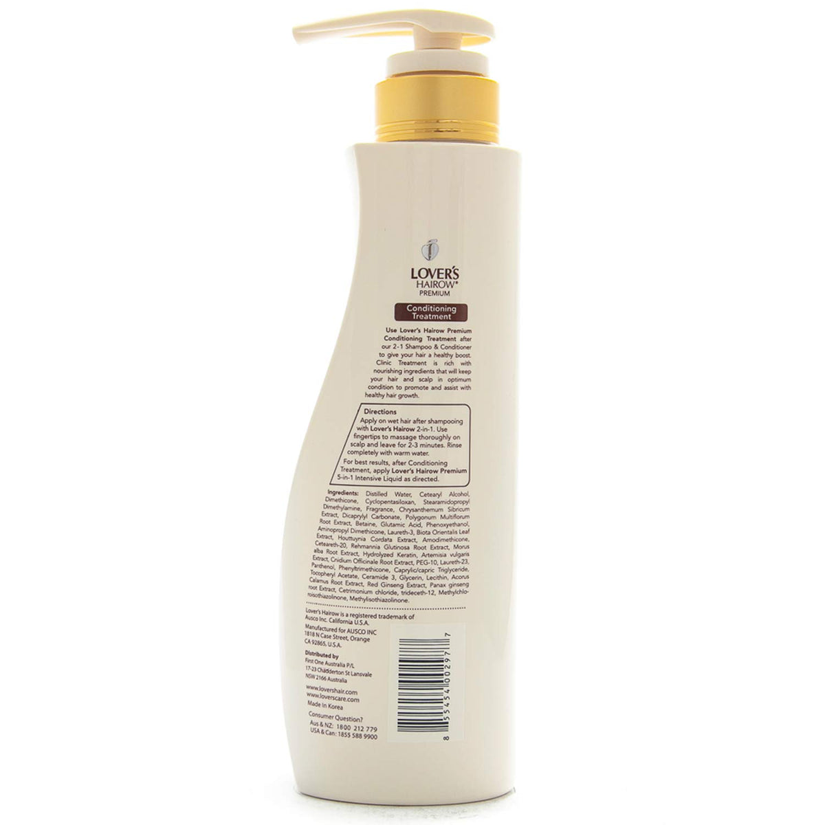 Lover’s Hairow Premium - Conditioning Treatment (13.5 fl. oz./400 ml)