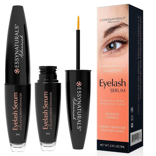 Essynaturals Premium Eyelash Growth Serum for Longer, Fuller, Thicker Lashes Beauty & Personal Care EssyNaturals Advanced
