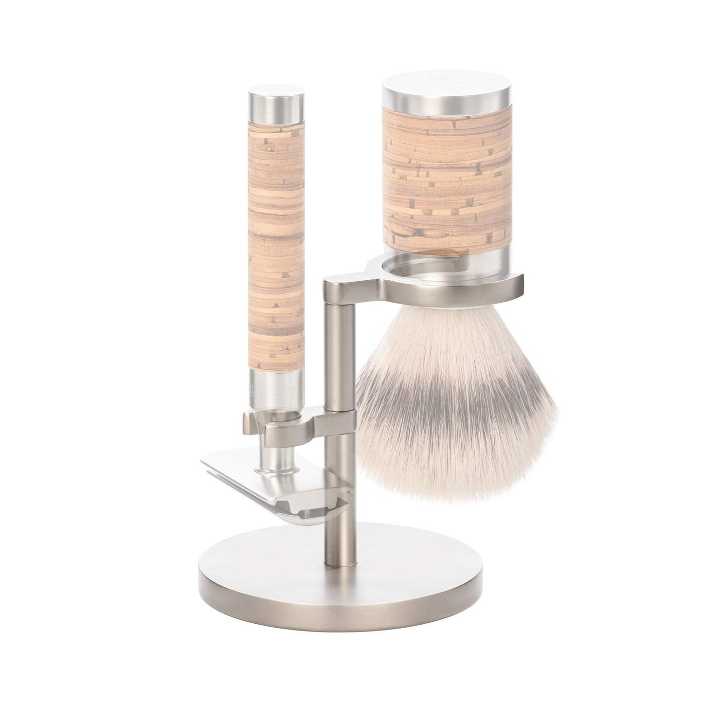 MÜHLE ROCCA Stand for Razors & Shaving Brushes - Shave Accessory - Matt Stainless Steel Beauty and Personal Care MÜHLE