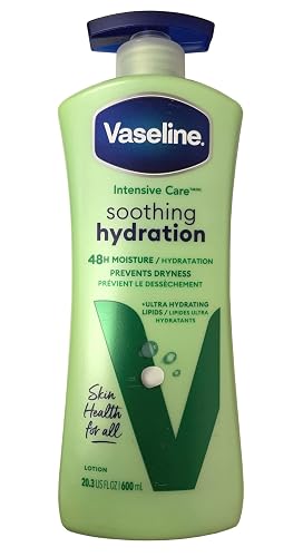 Vas Ic Lot Aloe (New) Size 20.3z Vaseline Aloe Fresh Body Lotion With Aloe & Cucumber 20.3oz Beauty & Personal Care Vaseline