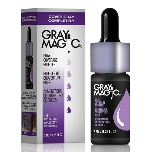 Ardell Gray Magic Hair Color Drops, Additive - Boosts Hair Color Penetration & Covers Gray Hair Completely, Enhanced Hair Dye Absorption, 0.25 oz Beauty & Personal Care Ardell