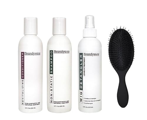 Brandywine 8oz Shampoo, Conditioner, Detangler and Paddle Brush Kit Beauty & Personal Care Brandywine