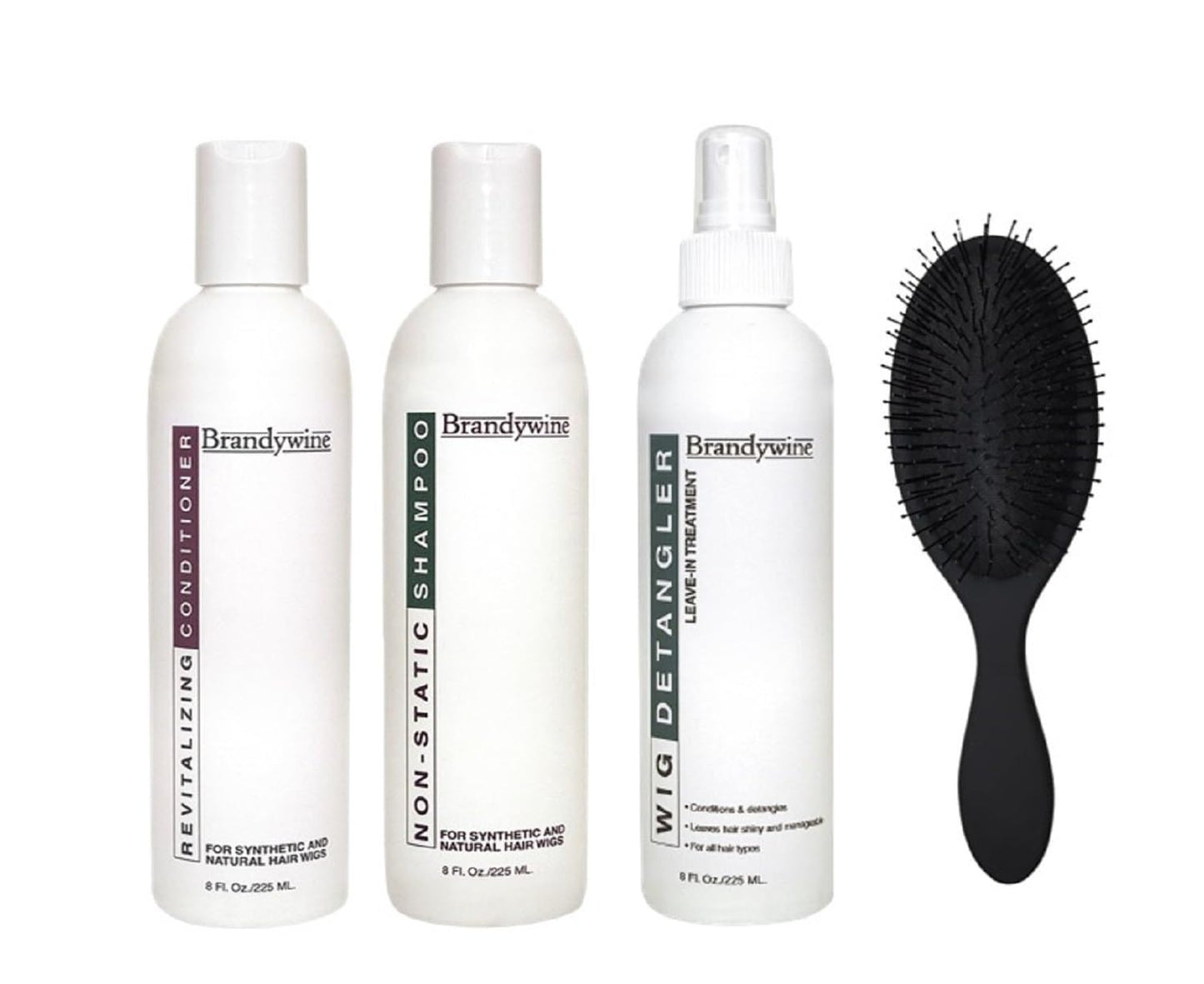 Brandywine 8oz Shampoo, Conditioner, Detangler and Paddle Brush Kit Beauty & Personal Care Brandywine
