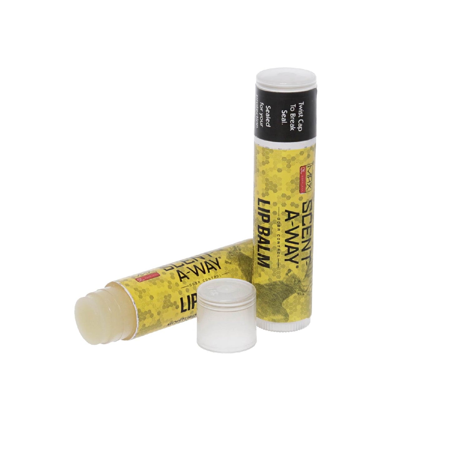 Hunters Specialties Scent-A-Way MAX Odorless Lip Balm, 2 Pack - SPF 30 Sunscreen Protection Long-Lasting Moisturizer for Dry Chapped Lips for Hunters Beauty & Personal Care Hunters Specialties