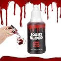 Halloween Fake Blood for Squirt and Drip, Liquid for Clothes, Zombie, Vampire Monster SFX Makeup Face Body Paint Beauty & Personal Care VPCRT6