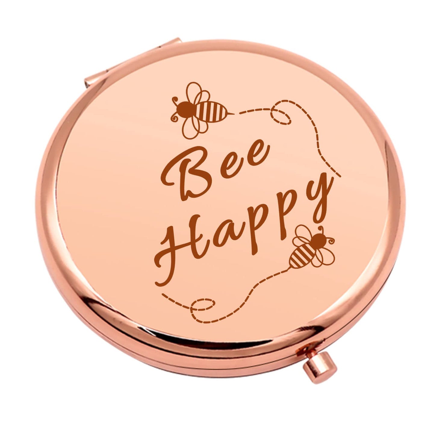 Bee Gift for Women Honey Bee Lover Gifts for Girls Inspirational Gifts Compact Makeup Mirror for Friends Bestie Sister Bee Kind Gifts Travel Makeup Beauty & Personal Care Mwphuy