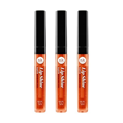 NICKA K NEW YORK Lipshine, Cosmetics, vibrant colors, bright colors, shining lips, lip shine, long lasting (AMZ263) Beauty & Personal Care NICKA K NEW YORK