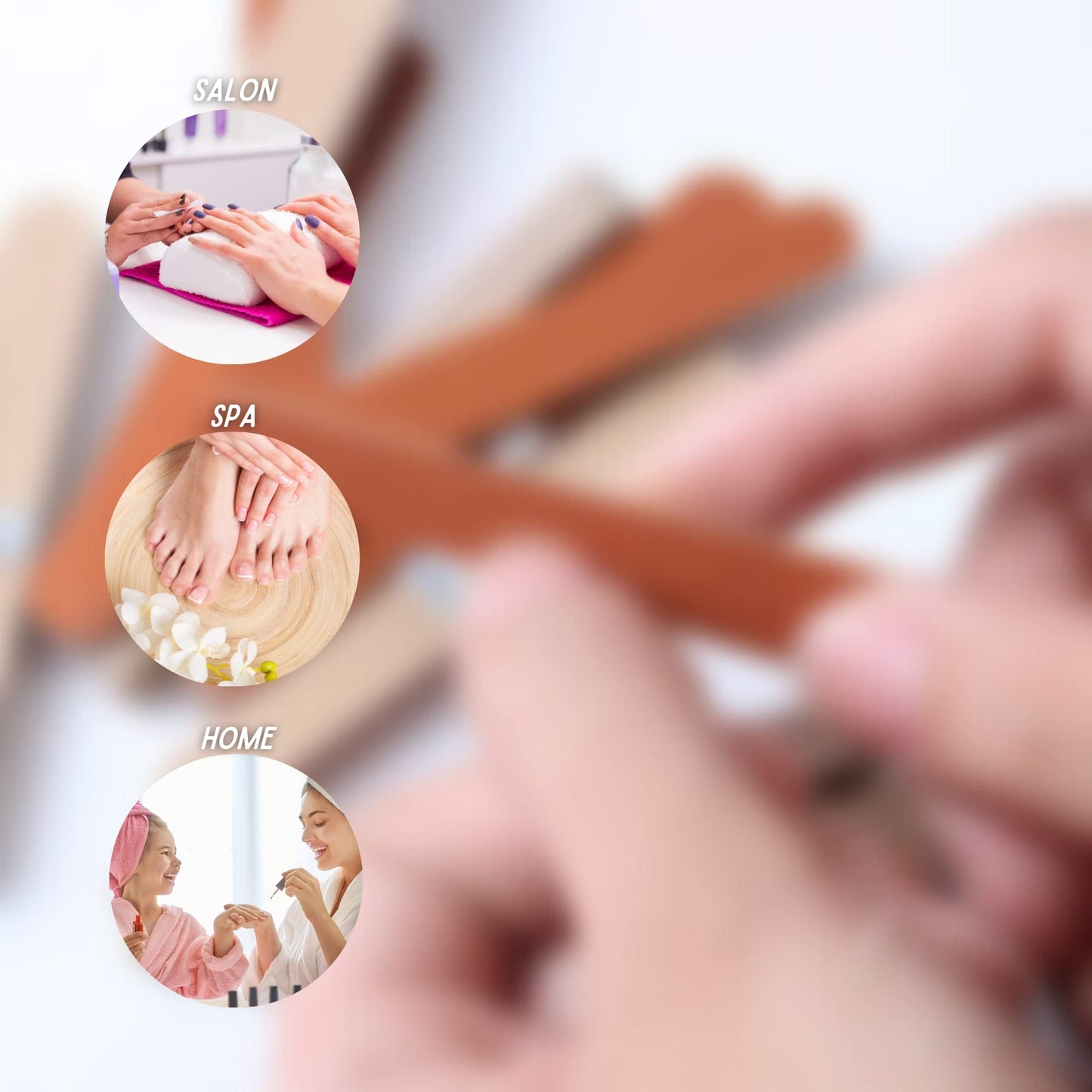 Vakly Professional Nail Files [144 Pack] Emery Boards - Dual Sided 180 Grit Nail Buffering File - Compact Reusable Double Sided Tool for Manicure Beauty & Personal Care Vakly