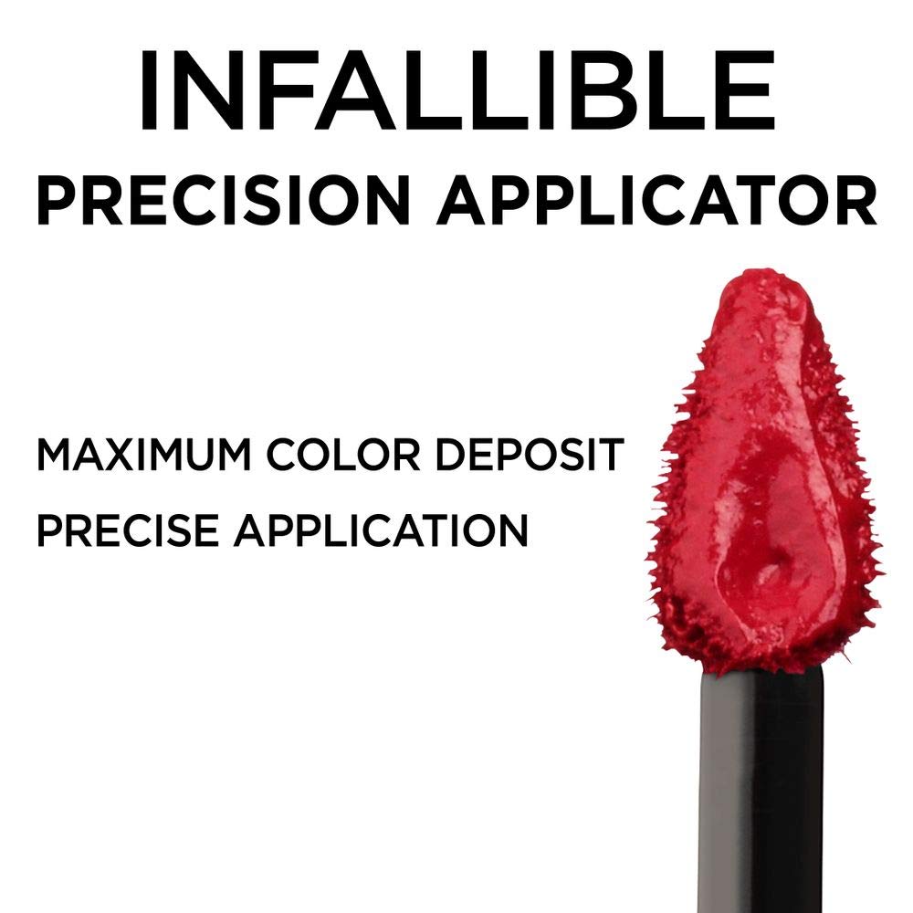 L'Oréal Paris Infallible 8 HR Pro Gloss, Rebel Red, 0.21 fl. oz. Beauty & Personal Care L'Oreal Paris