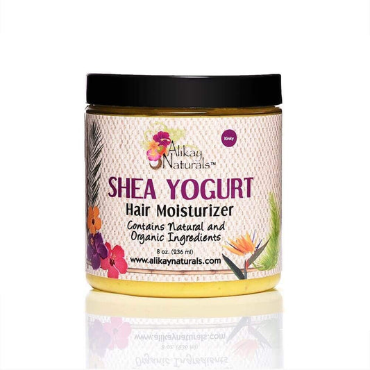 Alikay Naturals Shea Yogurt Hair Moisturizer Natural Raw Shea Butter, Argan & Coconut Oil 8 Ounce Beauty & Personal Care Alikay Naturals