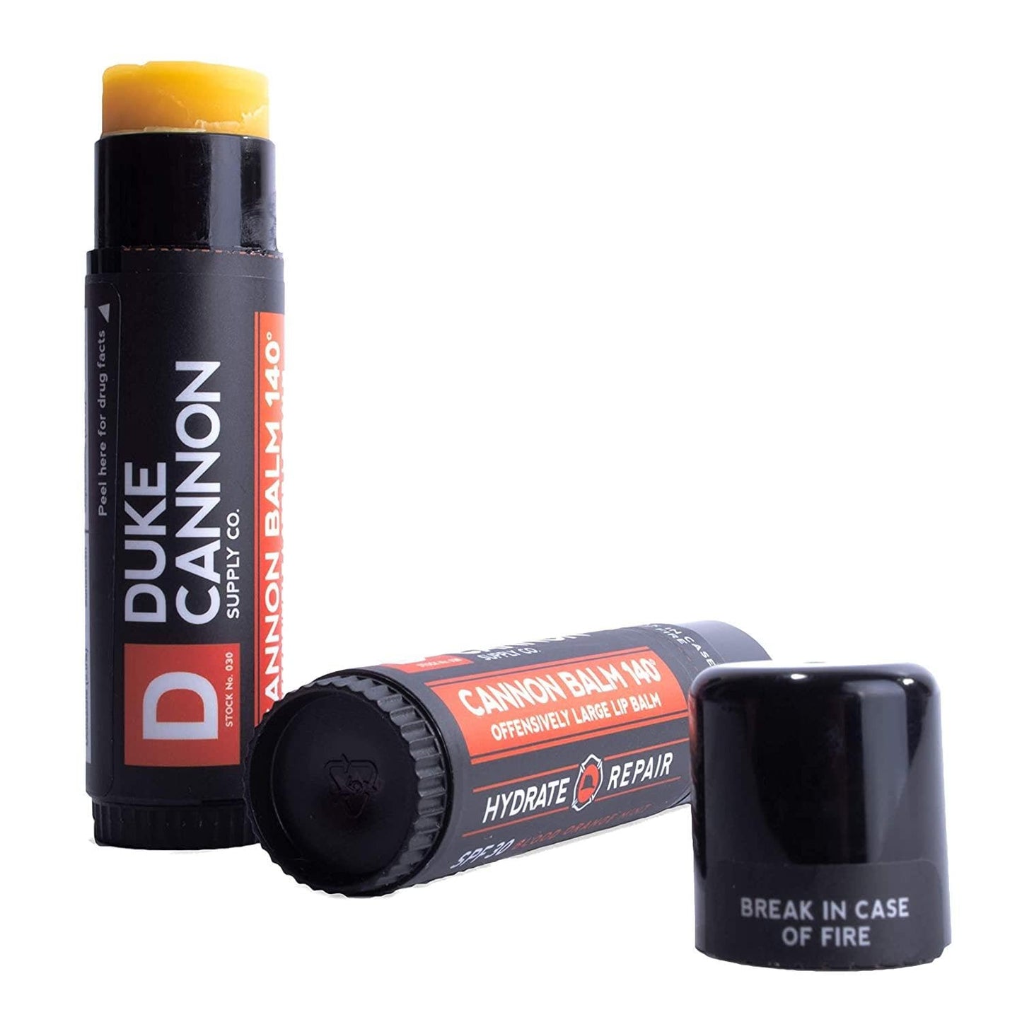 Duke Cannon Balm 140° Tactical Lip Protectant - Blood Orange Mint Flavored Lip Balm for Men with SPF 30, Large Size, Premium Ingredients, 0.56oz Beauty and Personal Care Duke Cannon Supply Co.