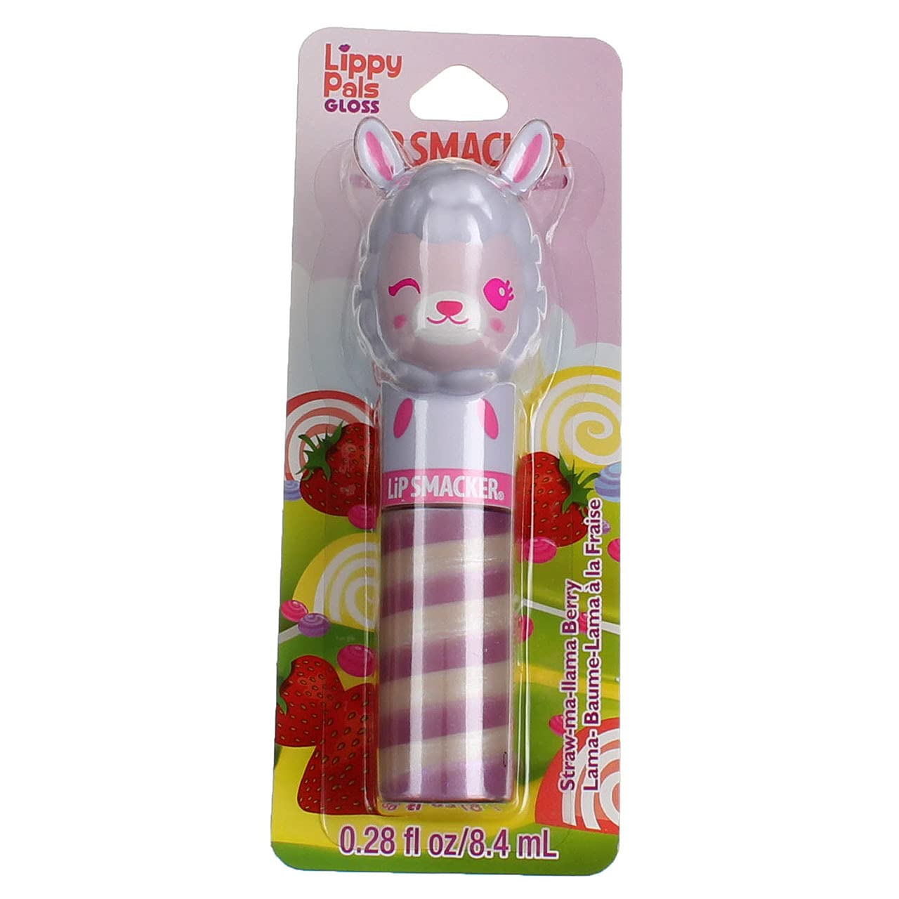 Lip Smacker Lippy Pals Swirls Llama, Flavored Moisturizing & Smoothing Soft Shine Lip Balm, Hydrating & Protecting Fun Tasty Glossy Finish Beauty & Personal Care Lip Smacker