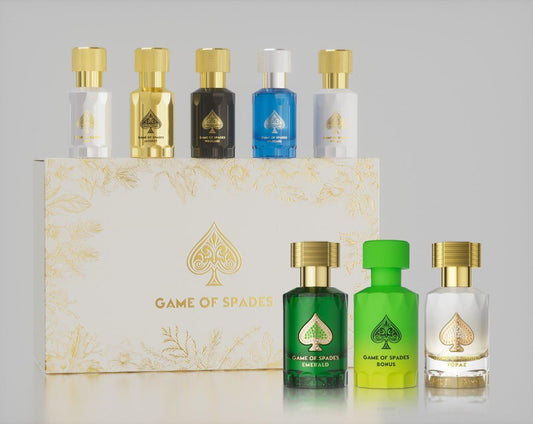 Jo Milano Collectors Edition Set Game of Spades 30 ml x 3 pcs (Emerald, Topaz, Bonus) + 10 ml x 5 pcs (Full House, Wildcard, Royal, Jackpot, Opal) Beauty & Personal Care Jo Milano