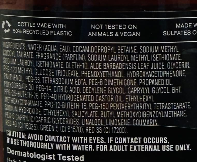 Bath & Body Works Men's Bourbon 3-in-1 Hair, Face & Body Wash 10 Ounce Beauty & Personal Care Bath & Body Works