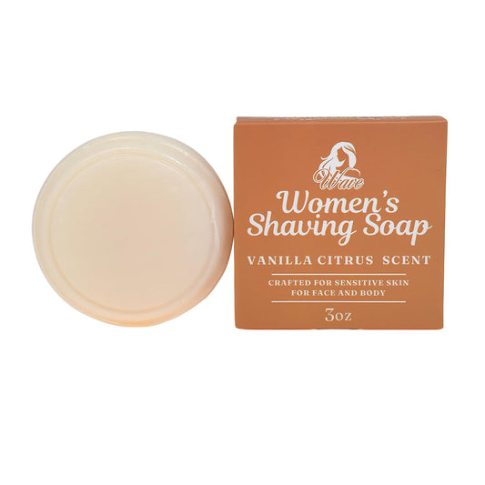 Vanilla Citrus Shaving Soap for Women - Shea Butter Infused Moisturizing Bar for Sensitive Skin - Long-Lasting, Smooth Shave for Legs, Underarms Beauty and Personal Care G.B.S
