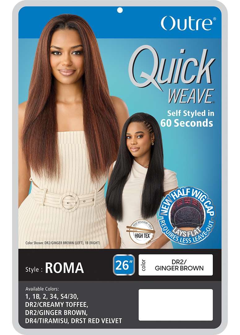 Outre Quick Weave - Roma (JET BLACK 1)