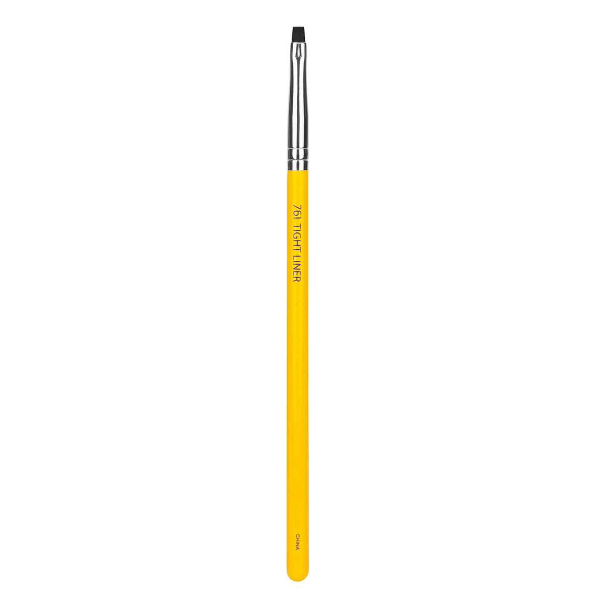Bdellium Tools Professional Makeup Brush - Studio Series 761 Tight Liner - With Soft Synthetic Fibers, For Precise Application of Eyeshadow (Yellow