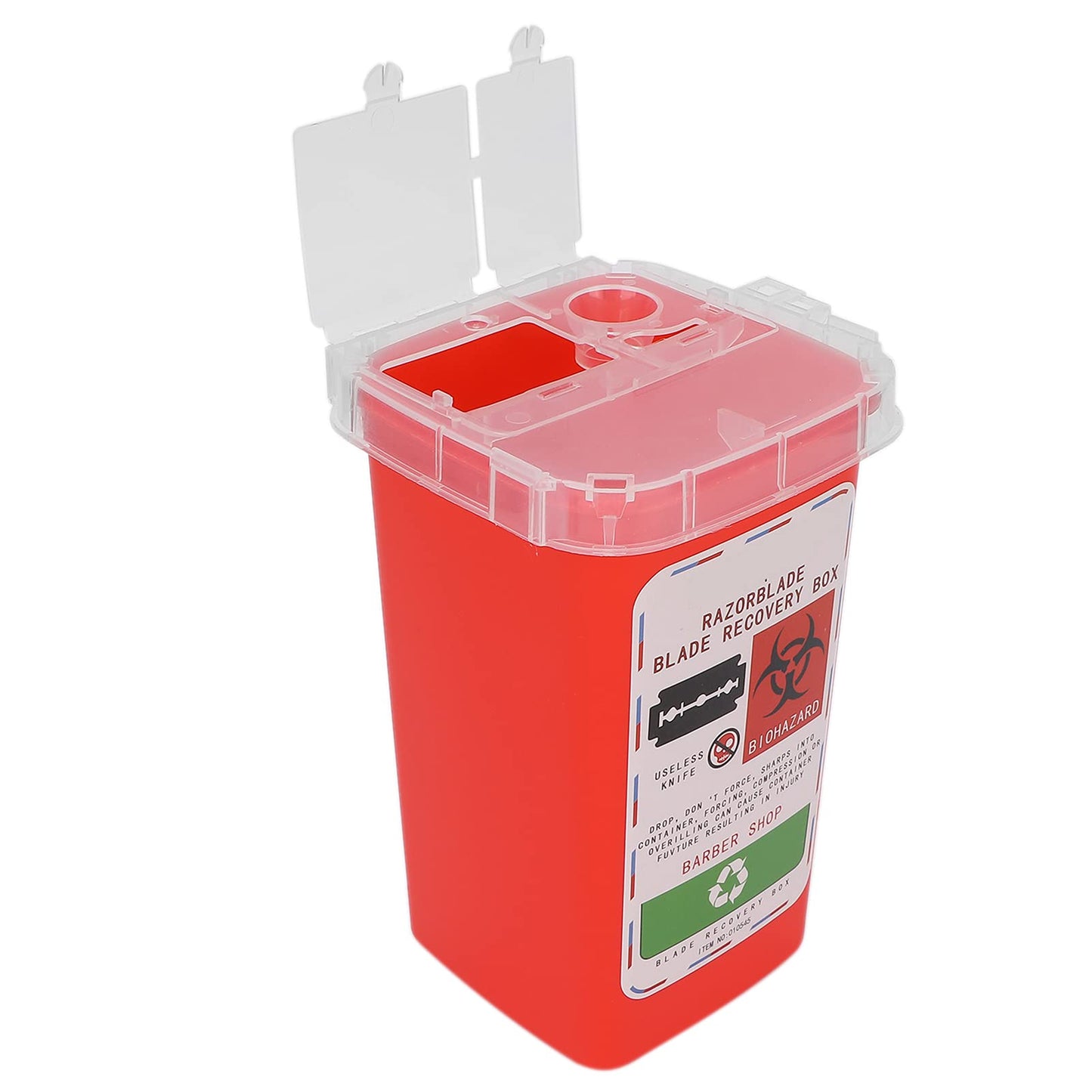 Blade Container, Shaving Blade Disposal Box, Disposal Blade Container, Disposal Blade Container Barbershop Hair Salon Shaving Knife Blade Disposal Beauty and Personal Care Pongnas