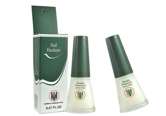 QUIMICA ALEMANA Nail Hardener (protective barrier prevents chipping, peeling and splitting) - Size 0.47 Fl.oz (Pack of 2) Beauty & Personal Care Química Alemana