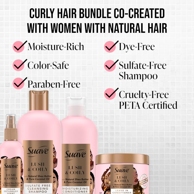 Suave Professionals Natural Shea Butter Coconut Nourish & Strengthen Leave-In Conditioner 13.5 fl oz Beauty & Personal Care Suave