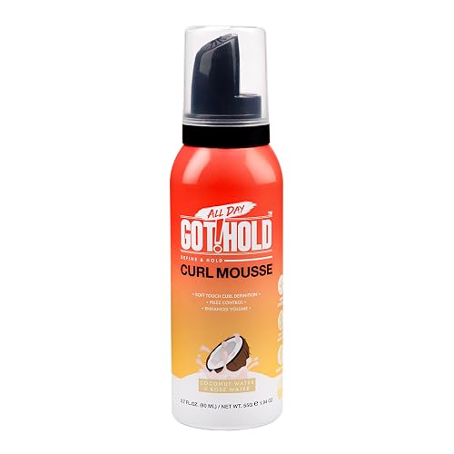 ALL DAY GOT HOLD Hait styling Curl Mousse 2.7fl.oz/80ml Beauty & Personal Care ALL DAY GOT HOLD