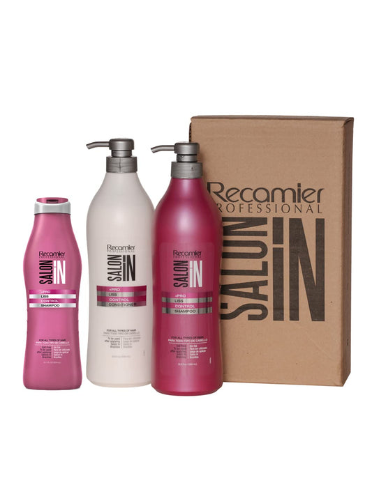 RECAMIER Anti Frizz Shampoo Liss Conditioner Detangler Set - Shampoo 33.8oz + Conditioner 10.1oz Beauty & Personal Care RECAMIER PROFESSIONAL SALON IN