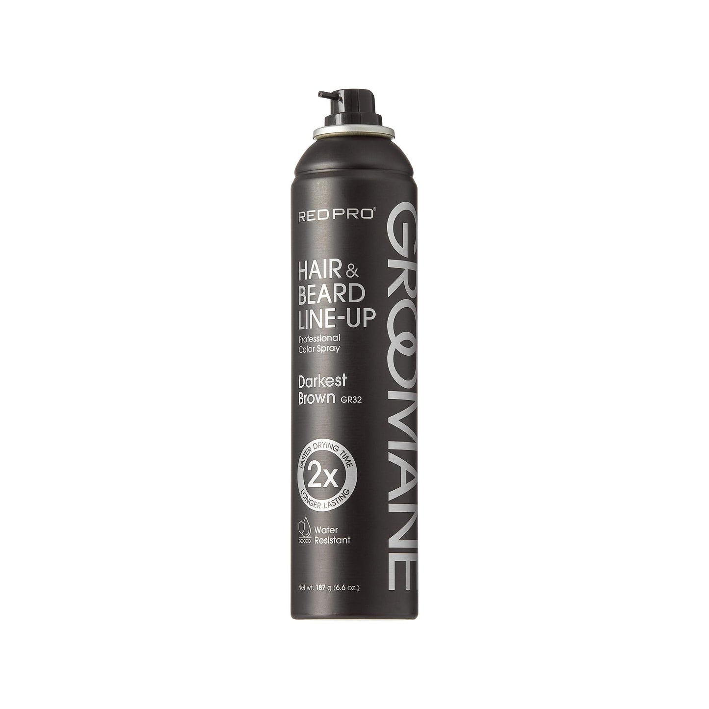 RED Pro GROOMANE Temporary Color Spray for Hair & Beard Line-Up, Barber Grade, Quick-Drying, 2X Longer-Lasting (Up to 20 Washes), Precision Nozzle, No Beauty & Personal Care RED Pro