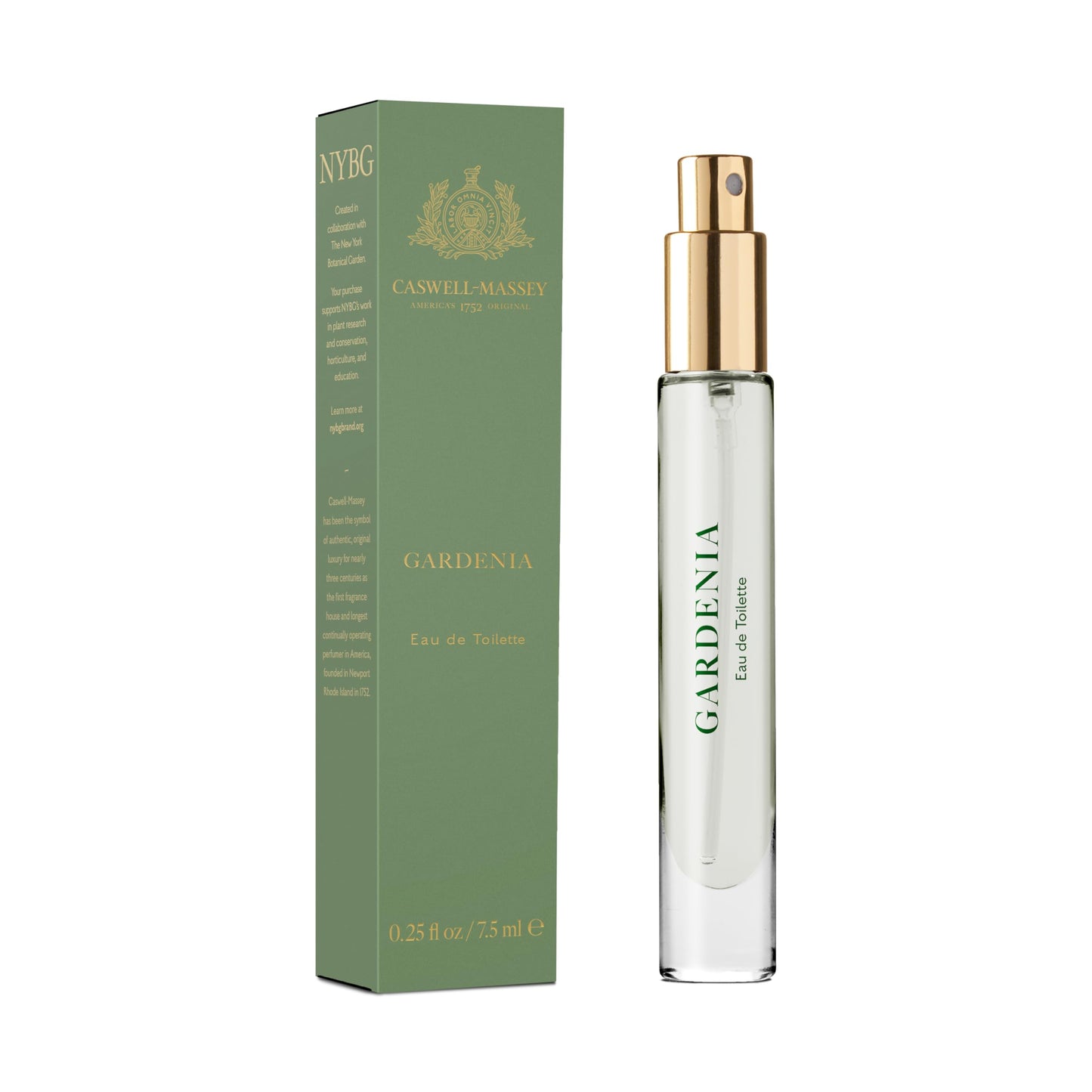 Caswell-Massey Gardenia Eau de Toilette Spray, Feminine Floral Perfume with Citrus Zest, Gardenia & Peony, Made in USA, 0.25 Oz Beauty & Personal Care Caswell-Massey