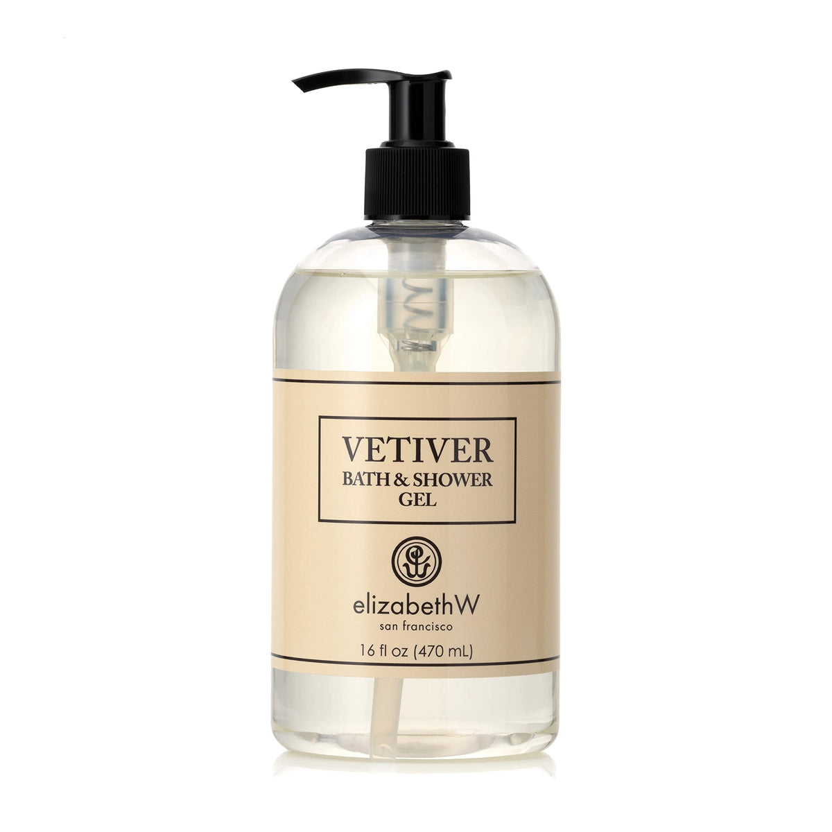 elizabeth W Vetiver Bath & Shower Gel, 16 Fluid Ounces, Clear Beauty & Personal Care elizabeth W