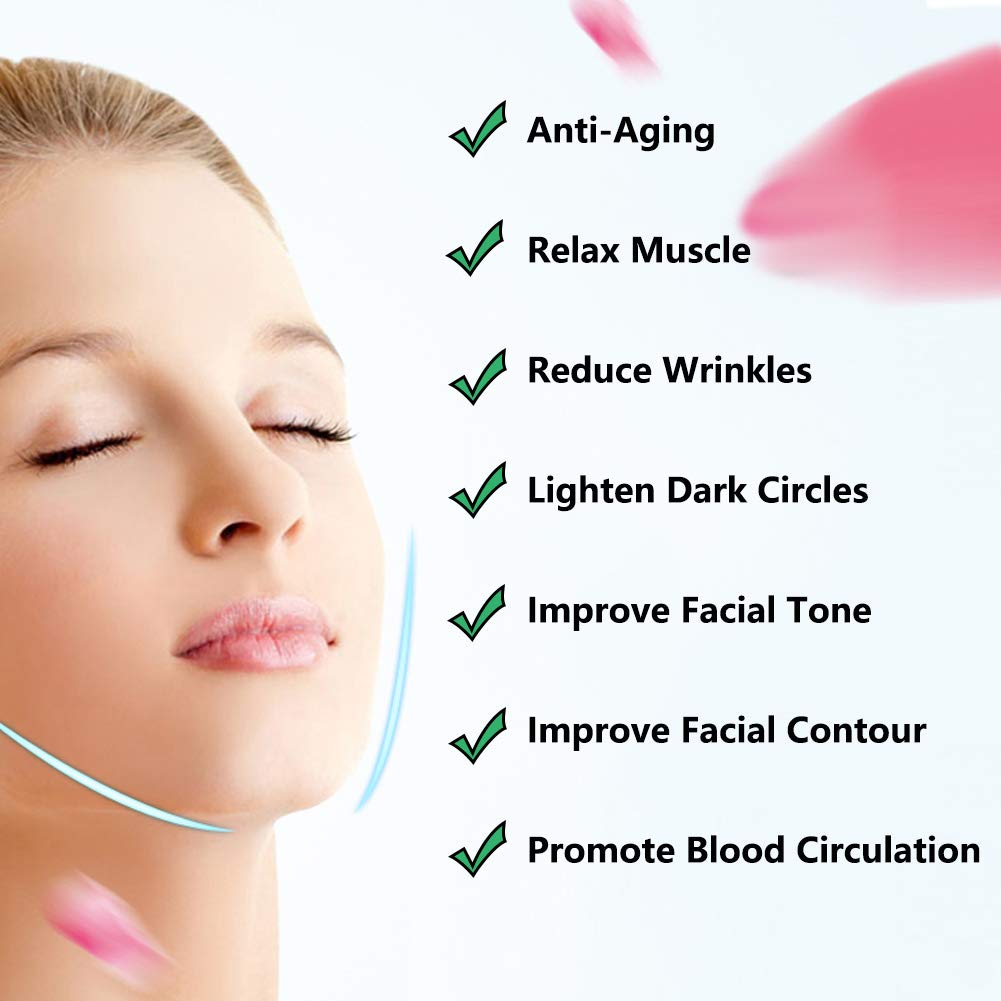 SUPANT V Facial Roller Massager, Reduce Wrinkles in Neck and Eyes, Massage for Lymphatic Drainage, Face Lifting, Reduce Puffiness, Skin Tightening Beauty & Personal Care SUPANT