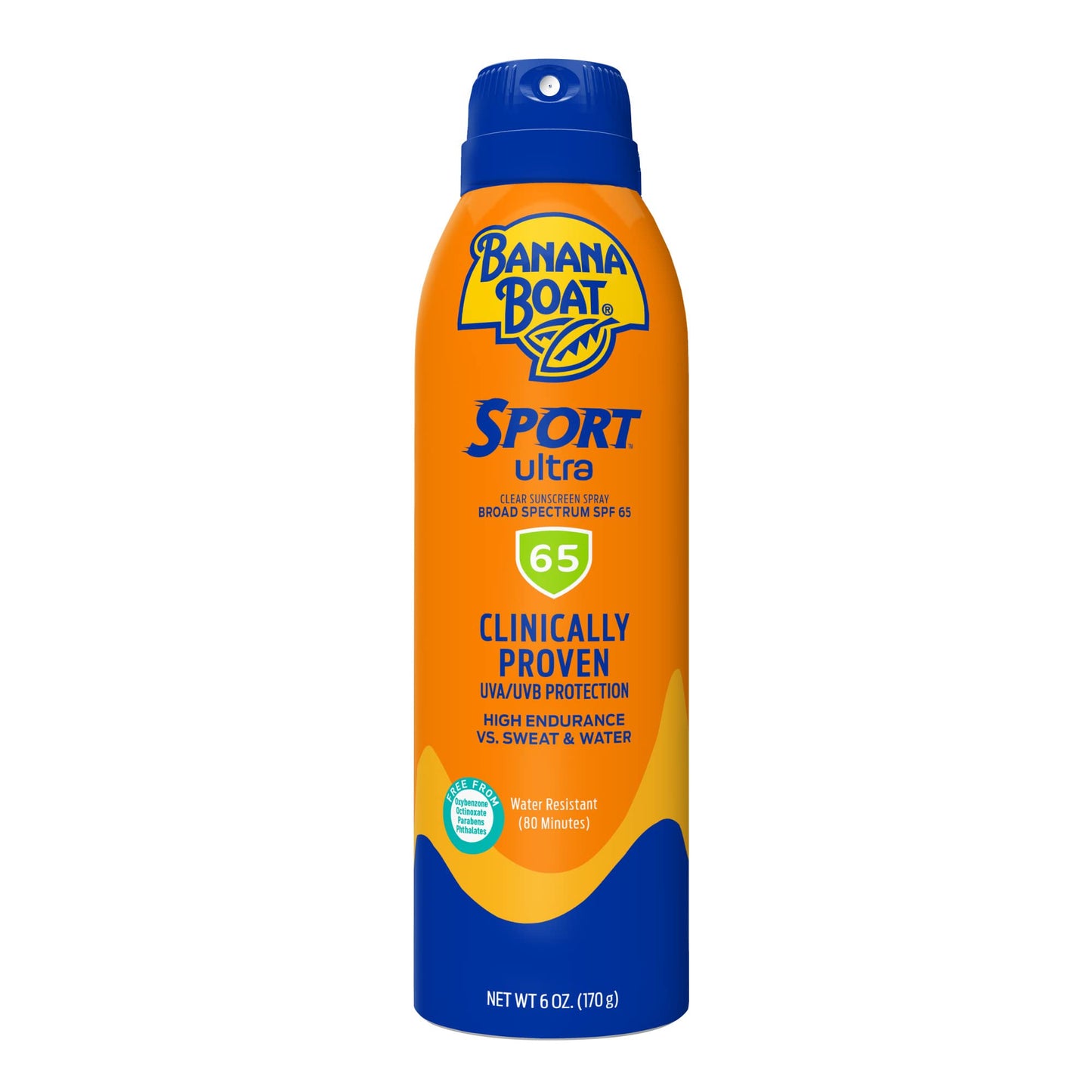 Banana Boat Sport Ultra SPF 65 Sunscreen Spray, 6oz | Spray Sunscreen SPF 65, Oxybenzone-Free, Water Resistant, 6oz Beauty & Personal Care Banana Boat