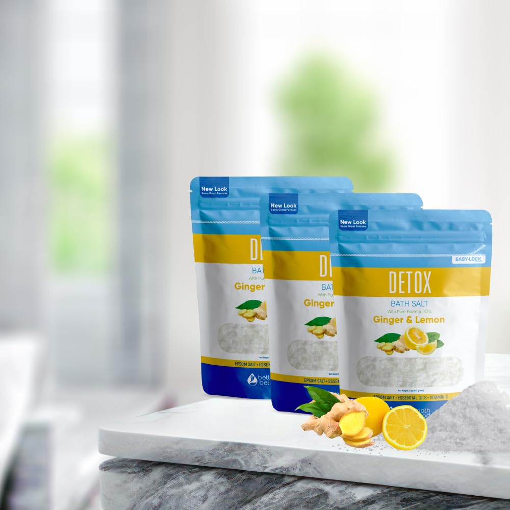 Detox Bath Salt (3-Pack) 2-Lbs Each, 6-Lbs Total Beauty & Personal Care Better Bath Better Body