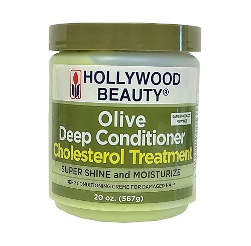 Set of 4 Hollywood Beauty Olive Cholesterol 20 oz. Jar bundled by Maven Gifts Beauty & Personal Care Hollywood Beauty