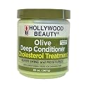 Set of 4 Hollywood Beauty Olive Cholesterol 20 oz. Jar bundled by Maven Gifts Beauty & Personal Care Hollywood Beauty